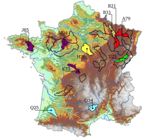 Fig. 1. Hydrological members’ selection methodology.
