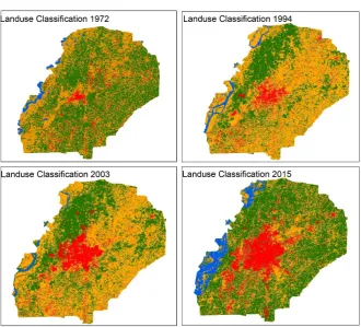 Figure 4. Land-use classification of the study area. 
