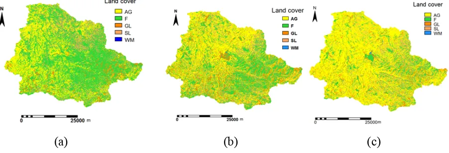 Fig. 4 Results of change-point detection for the annual flow of Gilgel Abbay catchment 20002005marized in Table 3 which shows that most parts of the UpperGilgel Abbay were covered by forest in 1973 and by agricul-Land cover classiﬁcation maps of the study 