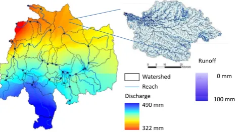 Fig. 6. Daily observed and predicted discharge from the Gumera subbasin.