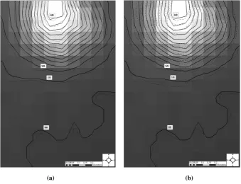 Fig. 5.Figure 5 Comparisons between SRTM and ASTER DEM showing the relative error of Comparisons between SRTM and ASTER DEM show-ing the relative error of the two DEMs March and December fromthe two DEMs March and December from SRTM SRTM