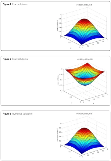 Figure 1 Exact solution v