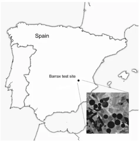 Fig. 1. Location of the study area: Barrax Site, La-Mancha, Spain.