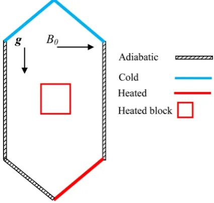 Figure 1. Schematic view of the hexagonal cavity. 