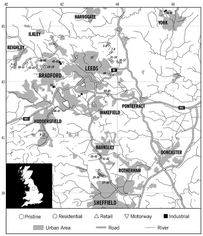 Table 2. Land use and site data  * = Denotes a Major ‘A class’ Road contributing runoff to the stream