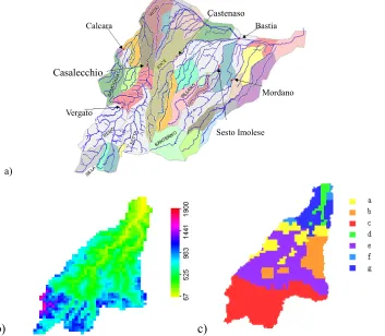 Table 1.  Soil types in the Upper Reno river basin(Fig. 3c)