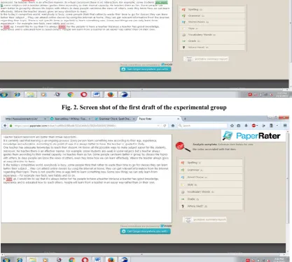 Fig. 1. Mind map of the Peer editing instruction given to the control group 