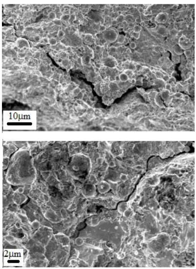 Figure 12. Crack propagation in A1 sample. 