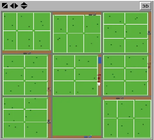 Figure 4. Interactive World in NetLogo. 