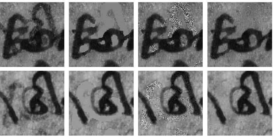 Figure 3.4: Drawing samples to estimate the clean images produces better results visually
