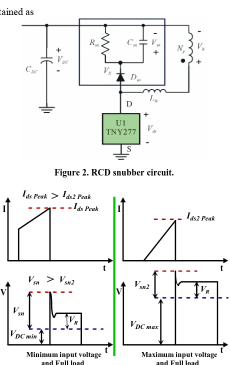 Figure 2. RCD snubber circuit. 