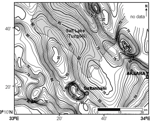 Fig. 9. Simpliﬁed tectonic map of the Tuzgol¨u basin and surrounding area (compiled from C¨¸ emen et al., 1999) in Central Anatolia, Turkey