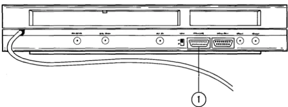 Figure 2-7: Connecting the video cable 