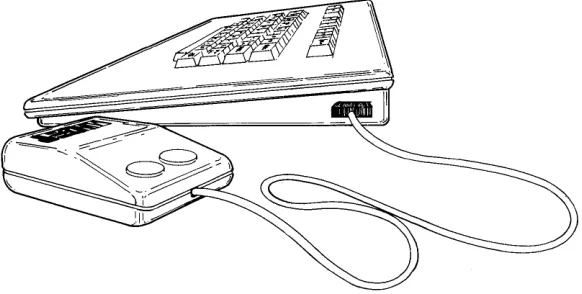 Figure 3-2: Right-hand input device connector with a mouse attached 