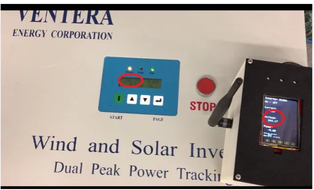 Figure 5. Wind and Solar Inverter Developed by UNB. 