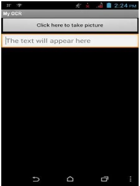 Figure 4. The first screen user will view 