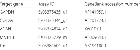 Table 1 Primers used in this study