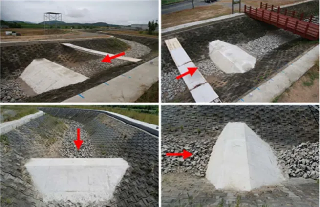 Figure 2. Weir model installed in the channel. 