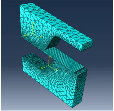 Figure 2. The finite elements model. 