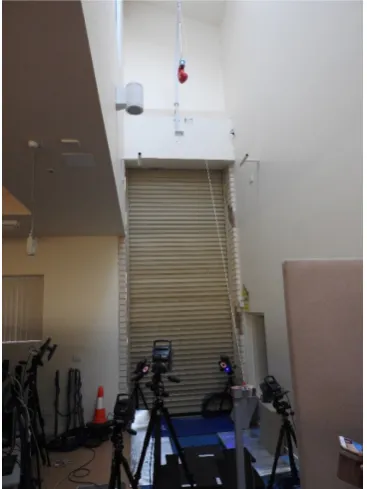 Figure 18. Drop testing system used for glove evaluation at the University of Canberra
