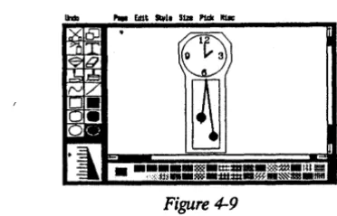 Figure 4-7 Figure 4-9 Now that you have drawn your clock, you may 