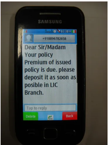 Figure 5. Message sent to destination. 