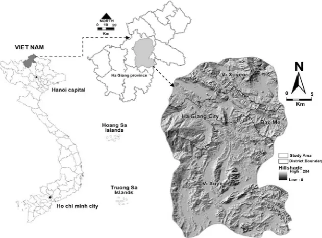Figure 1. Location map of the study area. 