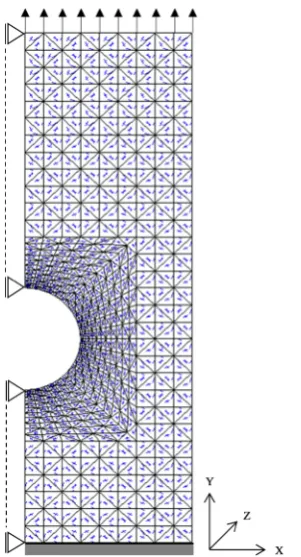 Figure 3. Description of the point stress criterion. 