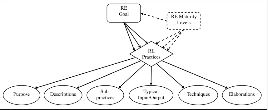 Figure 1. Components of the RE maturity model. 