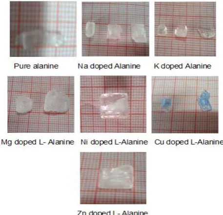Fig. 1. Structure of L-Alanine 