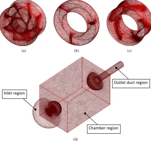 Figure 5. Sectional view of numerical model. 