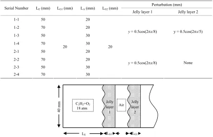 Table 3. Model parameters of double jelly layer. 
