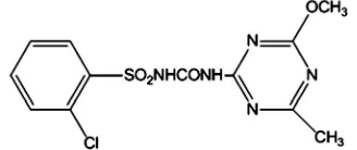 Figure 1temic sulfonylurea herbicide for the selective pre- and 