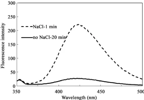 Figure 5. Electrochemical bleaching of 0.005 mmol/L SRB solution at 20 mA·cm–2. 