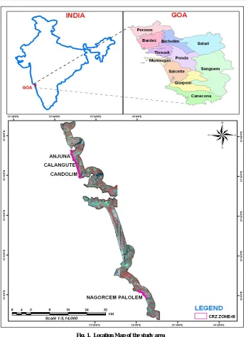 Fig. 1.  Location Map of the study area  