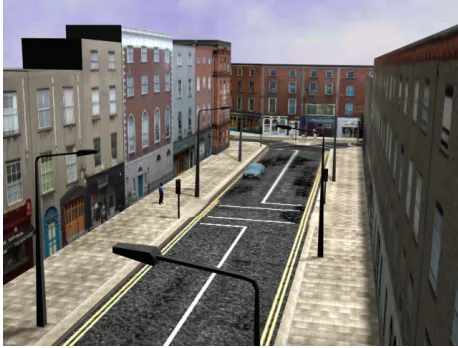 Figure 3. The synthetic vision module renders the scene from the perspective of the agent
