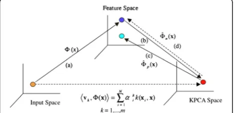 Fig. 1 The conceptual framework of the kernel principal componentanalysis (KPCA) method