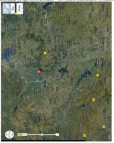 Fig. 1: Flow map of Nizamsagar canal  