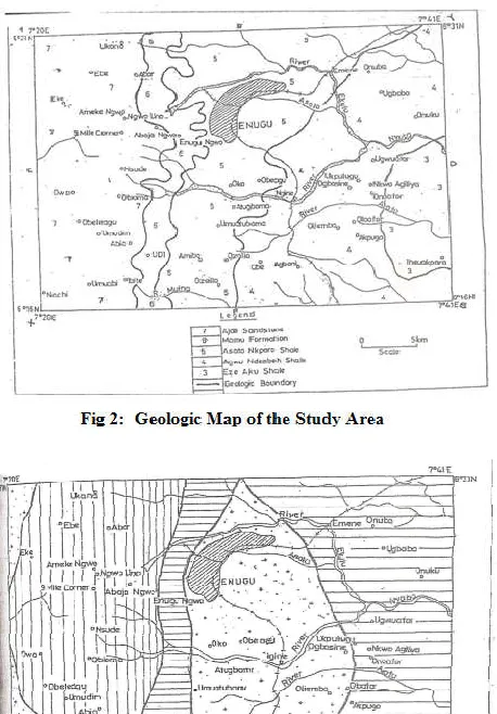 Fig 3:  Soil Map of the Study Area 