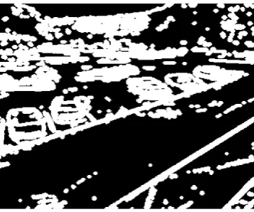 Fig. 17.Marked park spaces in dilated test edge image
