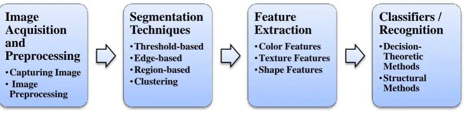 Fig 1: Flowchart of different Schemas of recognition 