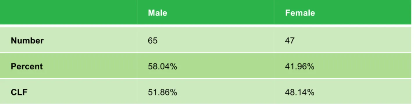 TABLE 13:  NEW TEMPORARY HIRES BY GENDER 