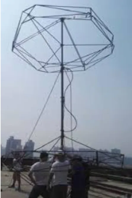Fig 1   A Broadband Horizontally Polarized Omni directional Antenna for VHF Applications