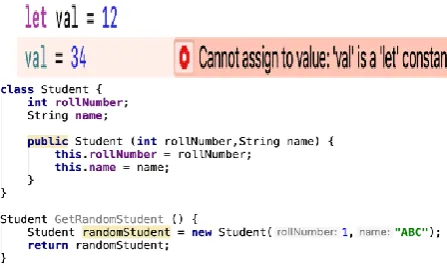 Fig 14: Traditional Language Complex Object Example 