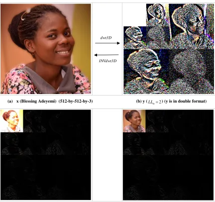 Fig 24: dwt3D and INVdwt3D results for LL2m 