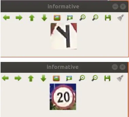 Fig 10: Recognized Traffic Sign Boards of informative class 