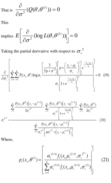 Table 1.1: Refined values of K (K-means Algorithm) 