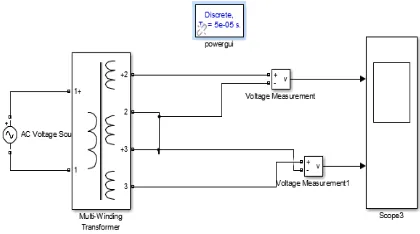 Fig. 1 – single phase mid-point cycloconverter 