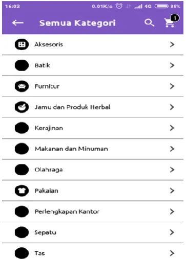 Figure 5: Searching Product Feature using Indonesian Language 