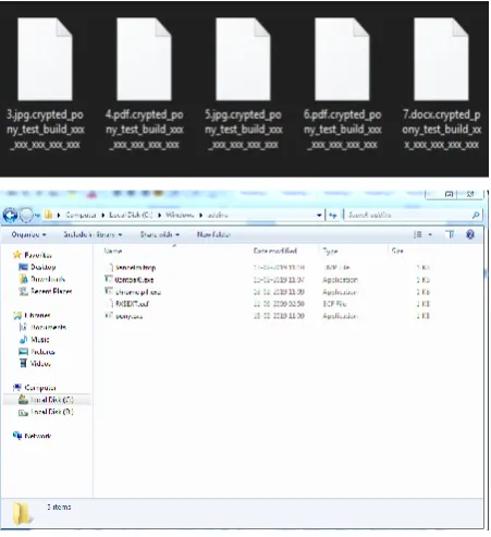 Fig 2. Crypted_Pony Ransom Message 